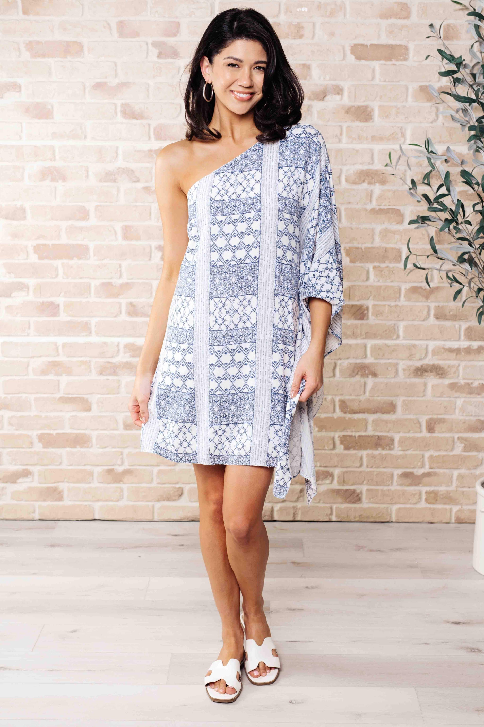 Andree by Unit Marjorie One Shoulder Dress - SwagglyLife Home & Fashion